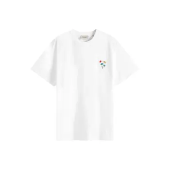 Forét Element Floral embroidered T shirt
