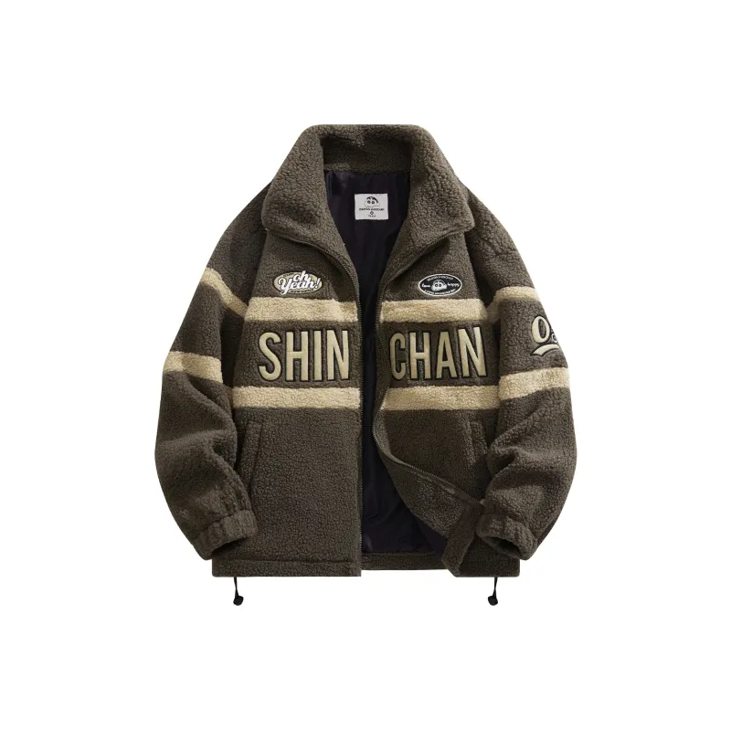 Crayon Shinchan Velvet feel Coat Unisex-6