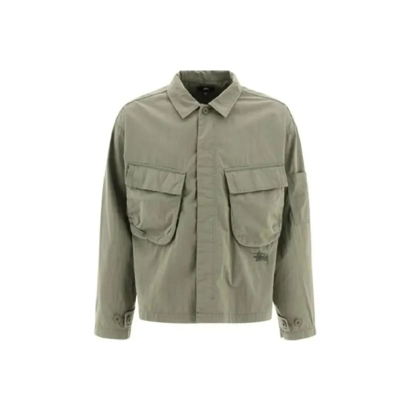Stussy Jackets & Coats Men's Olive Green-0