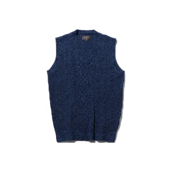 Beams FUTURE ARCHIVE Series FW24 PLUS Vest Men's Indigo