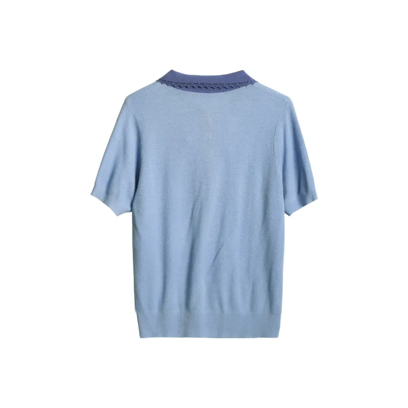 Olrain Knitwear Women's Purple Blue-6