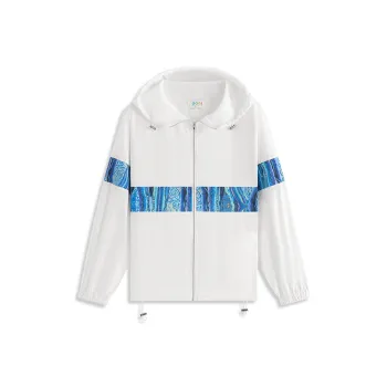 COOGI Jackets Unisex Blue White Bitter Gourd Pattern