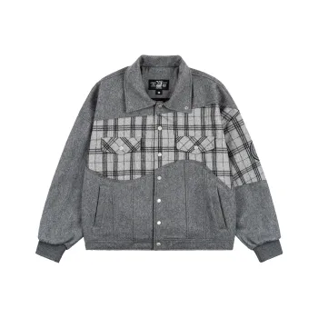 XINYINSU Jackets Coats Unisex Gray