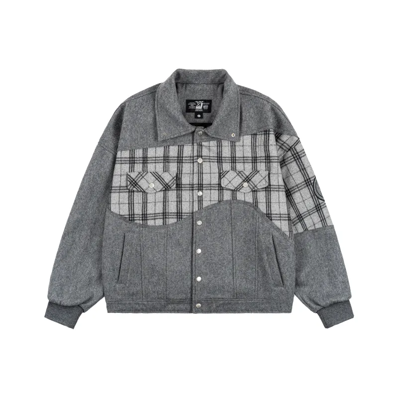 XINYINSU Jackets Coats Unisex Gray-0