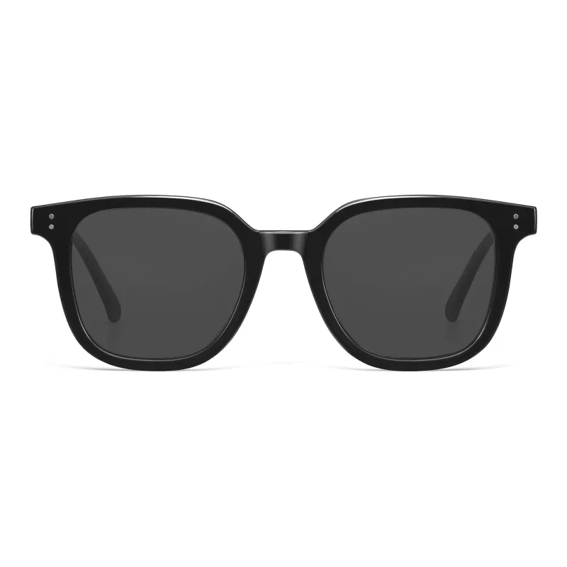 Wood Premium TR/Memory Plastic Square Sunglasses Women's-1