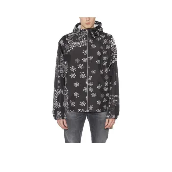 KHRISJOY Paisley embroidery Hooded Jacket