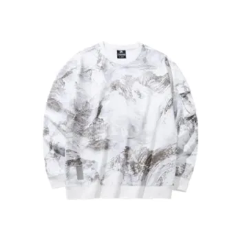 Anta Outdoor Collection Sweatshirt Men's Papyrus White/All Over Print