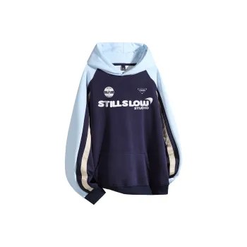 Stillslow Sweatshirt Unisex Light Blue & Navy Blue
