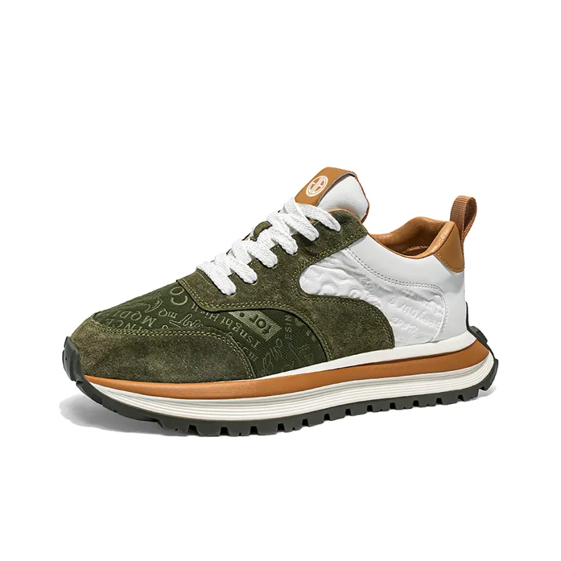 Yi Jiabao Abrasion Resistant Slip Resistant Low Top Chunky Sneakers Men's-4