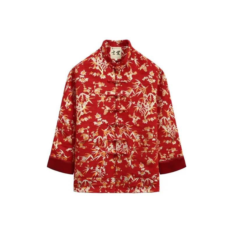 XUANSHENG Jackets Coats Men's Red-0