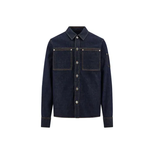 Ferragamo Long Sleeved Denim Shirt