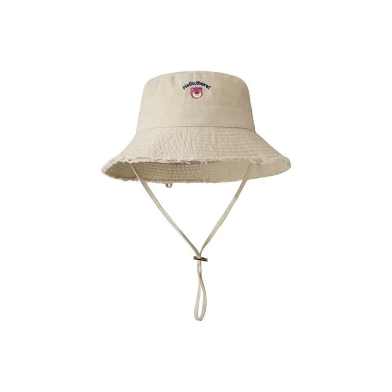 Disney Strawberry Bear Series Cotton Bucket Hats Unisex-0