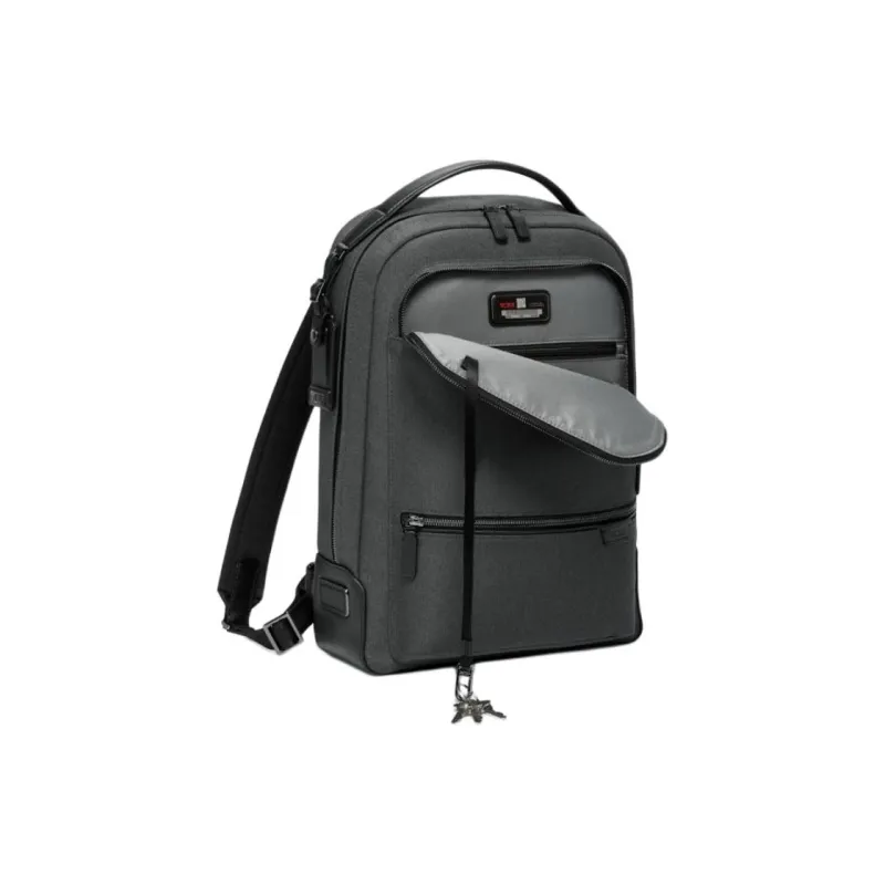 TUMI Nylon Backpack Men's Dark Gray-2