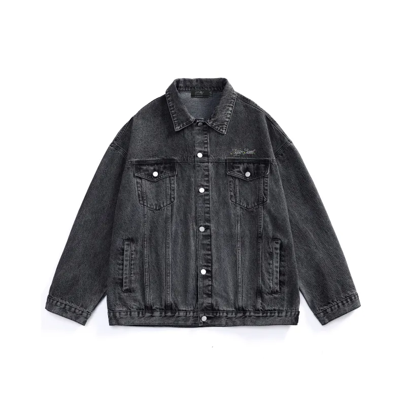 OM NOM Denim Jackets Unisex-0