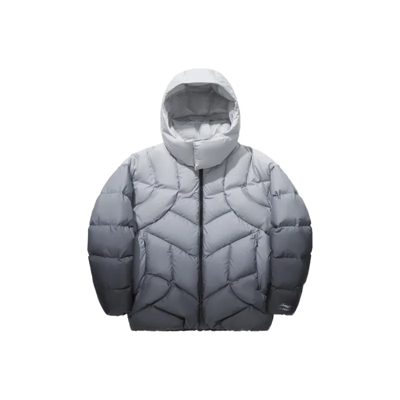 LiNing Down Jacket Unisex Gradient Antarctic Gray-0