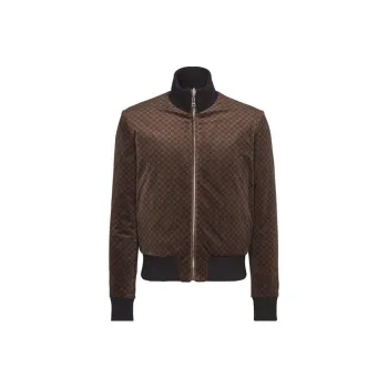 BALMAIN Reversible Mini Monogram Bomber Jacket