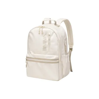 V.NINE Fabric Backpack Unisex Ecru/Obsidian Black