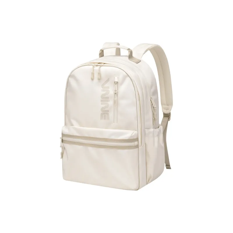 V.NINE Fabric Backpack Unisex Ecru/Obsidian Black-0
