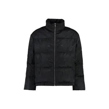 VERSACE Baroque Printed Zipped Puffer Jacket