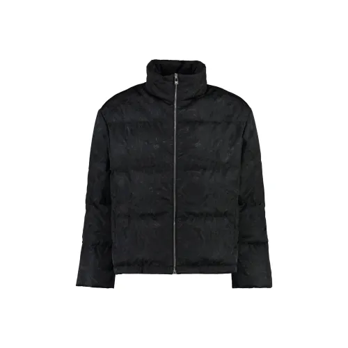 VERSACE Baroque Printed Zipped Puffer Jacket
