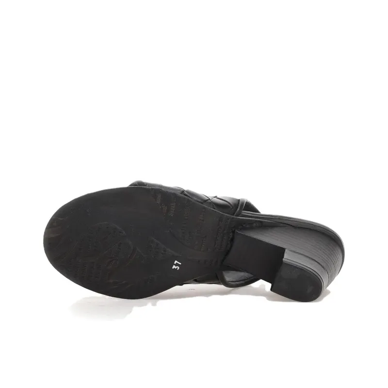 AirStep PRISCILLA One Strap Sandals Women's Black-8