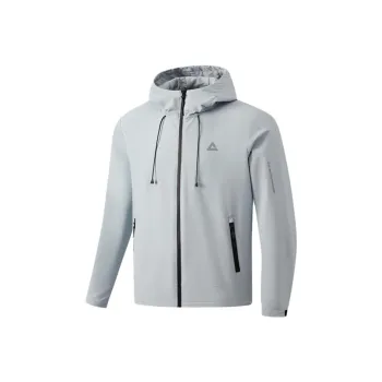 PEAK Jackets Men Silver Gray