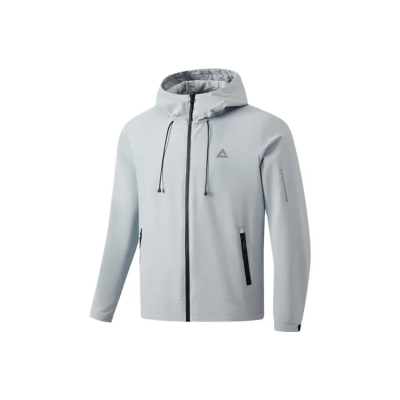 PEAK Jackets Men Silver Gray-0