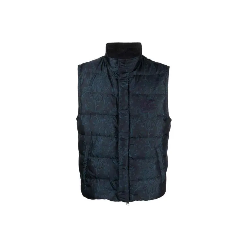 ETRO Paisley print Padded Gilet-0