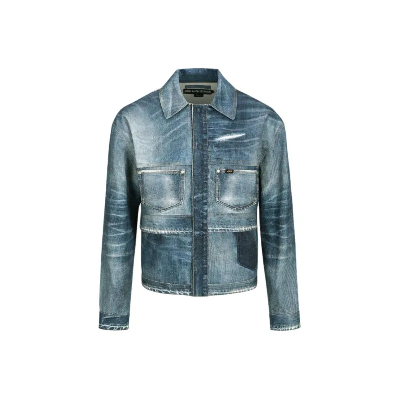 ANDERSSON BELL SS25 Denim Jacket Men's Blue-0