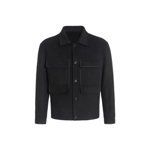 ANDREW MACKENZIE Coats Men Black