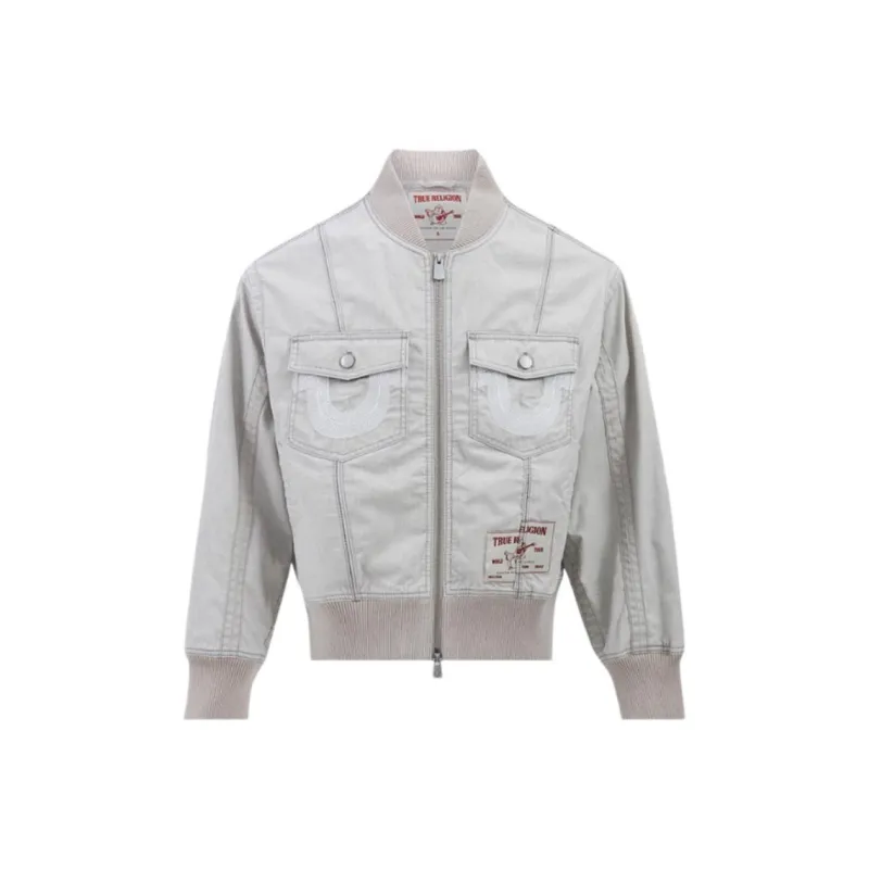 TRUE RELIGION FW24 Jackets Coats Men's Ecru-0