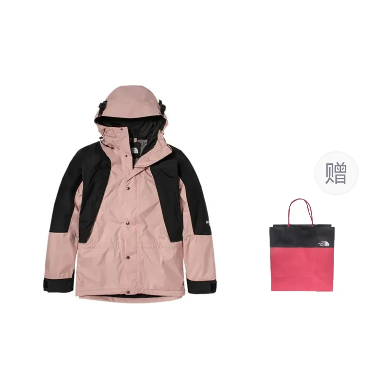 THE NORTH FACE Waterproof And Windproof Windbreaker Jacket Unisex Dusty Pink-0