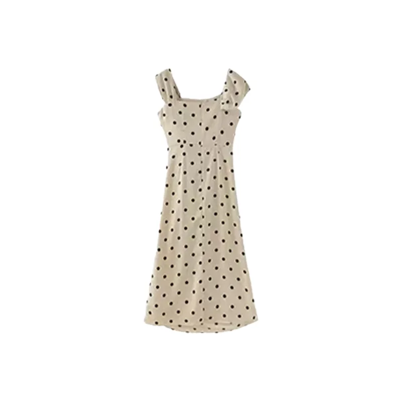 RTNH Short Sleeved Dress Women's Beige-1