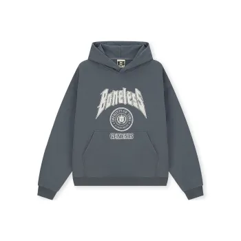 BONELESS Sweatshirt Unisex Washable Blue Gray
