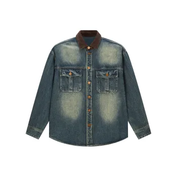 ThisisIZI8 Denim Jacket Unisex Sky Blue
