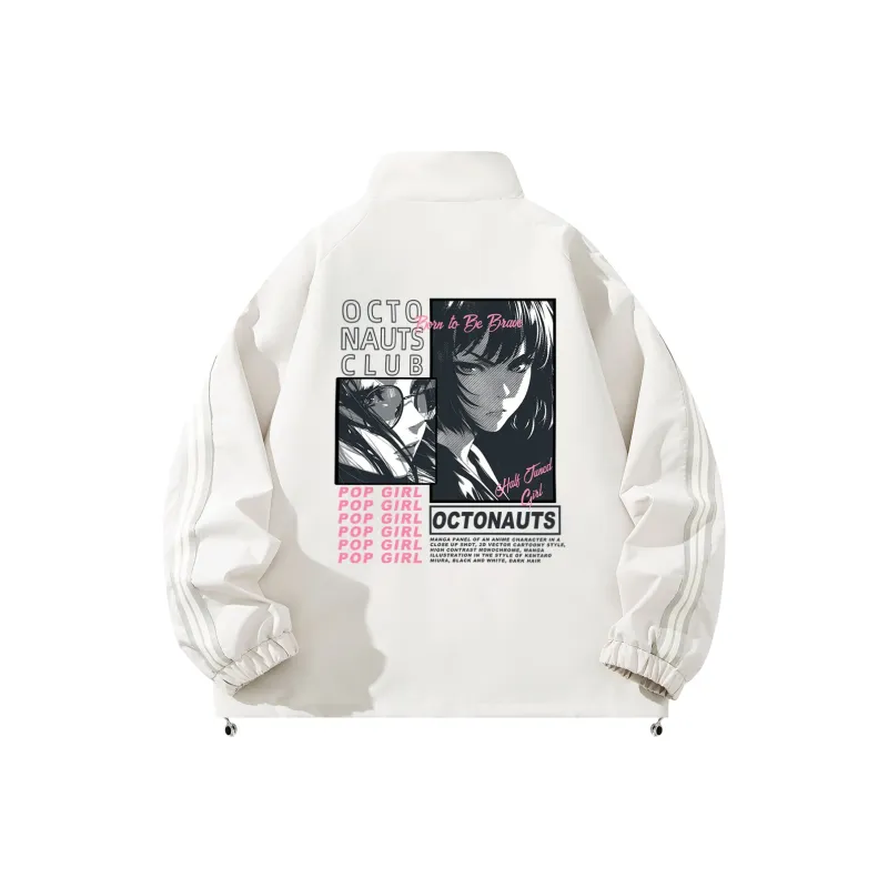 Small Columns Under The Sea Jackets Coats Unisex-4
