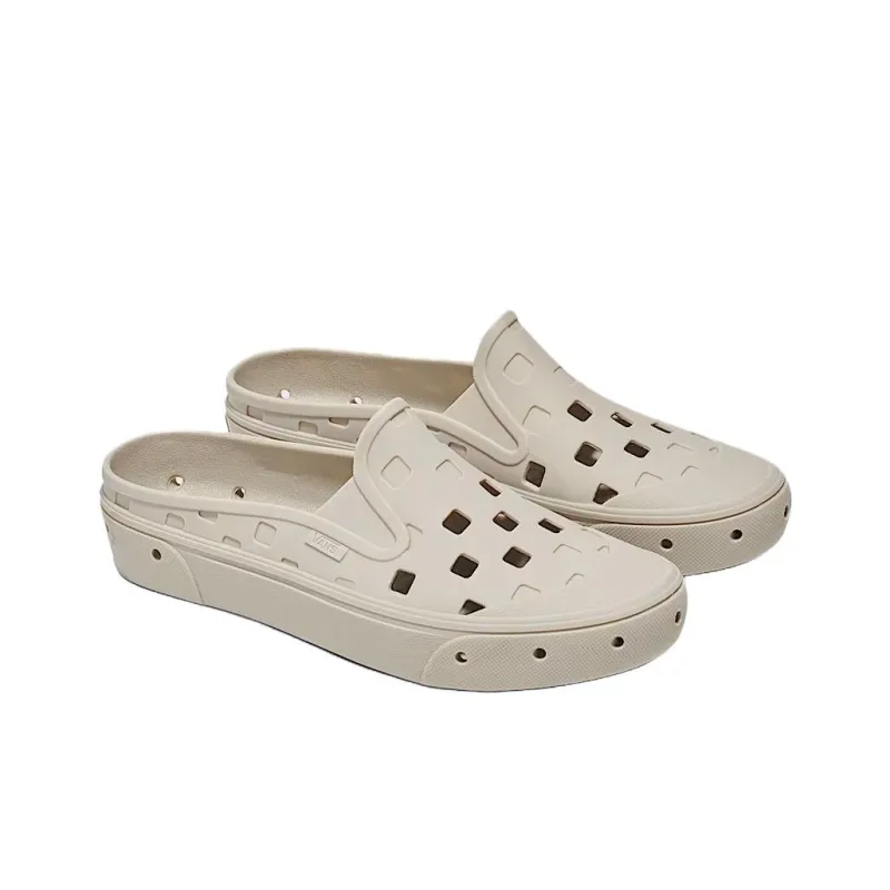 Vans Slip On Mule Trk Silver Lining Beige-1