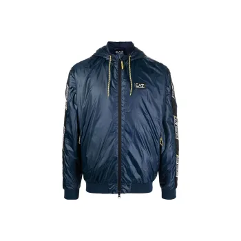 EMPORIO ARMANI EA7 Puffer Jacket Men's Blue
