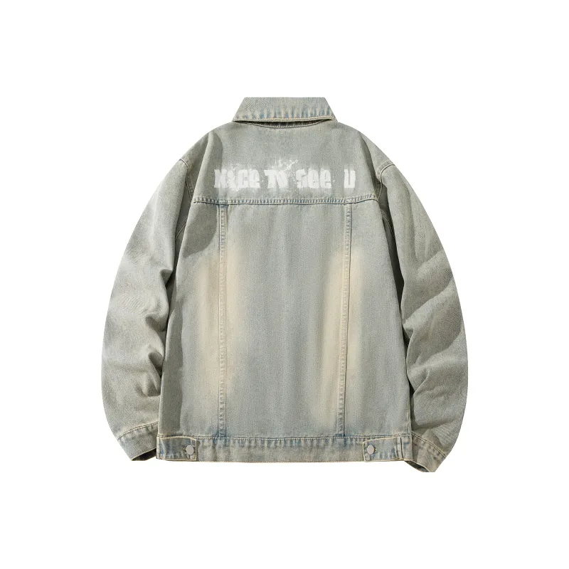 HONOR OF KINGS Denim Jacket Unisex Blue Denim-4