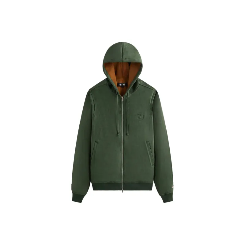 KITH X Bmw Microsuede Williams V Full Zip Hoodie-0