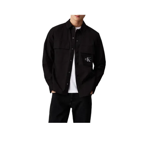 CALVIN KLEIN Jackets Coats Europe Version Men's Black