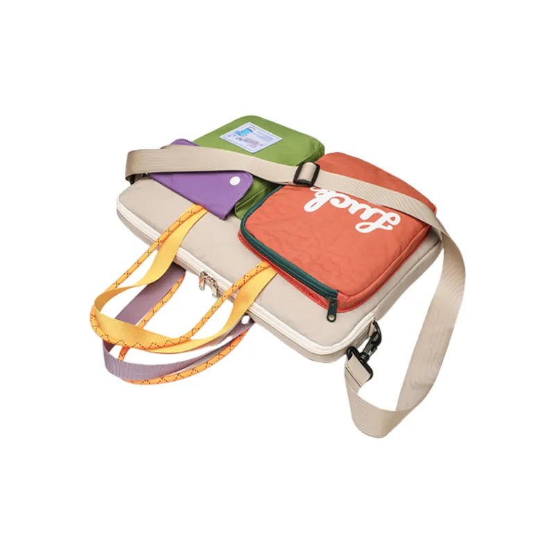 OTA Polyester Shoulder Bag Unisex Multicolor-4