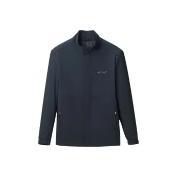 HLA Jackets Men Navy Blue G2