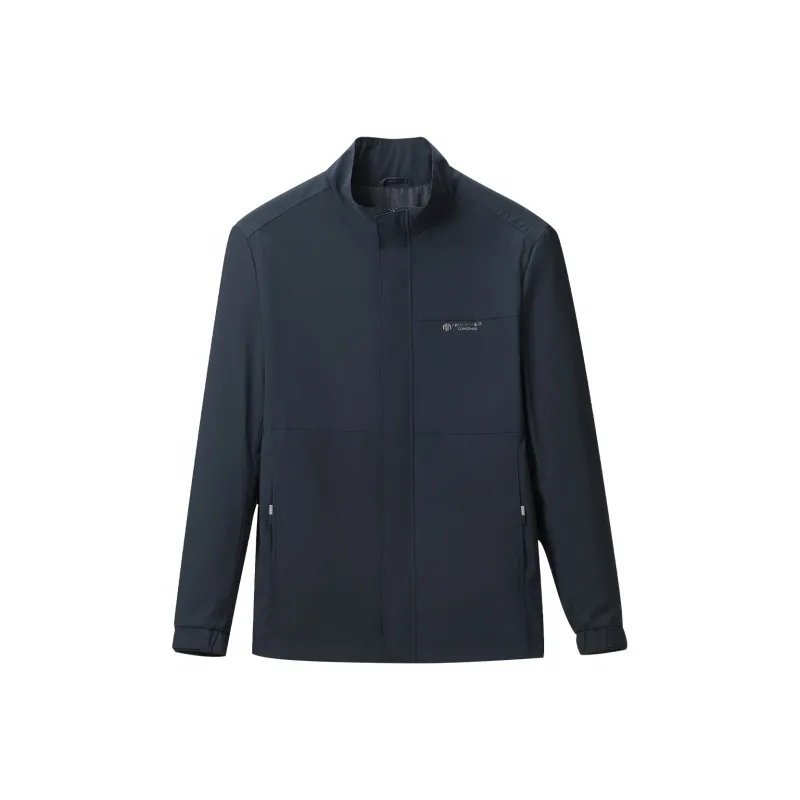 HLA Jackets Men Navy Blue G2-0