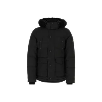 Moose Knuckles Round Island Hooded Down Jacket