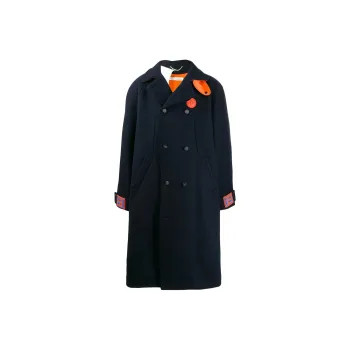 OFF WHITE Coats Men Blue