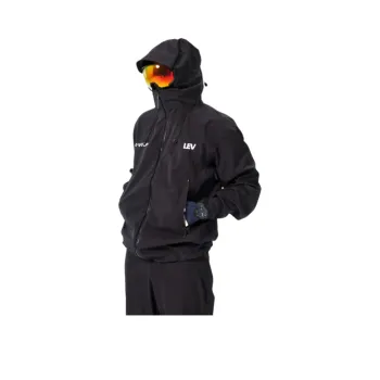 LUX ET VITA Water Resistant Windproof Breathable Wear Resistant Warm Cold Resistant Rainproof Windbreaker Jacket Unisex