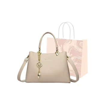 GATOER PU Handbag Regular Women's Beige Apricot/Black/Earth Brown/Haze Blue