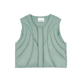 OVERCOOL Vest Unisex Ink Black/Sage Green