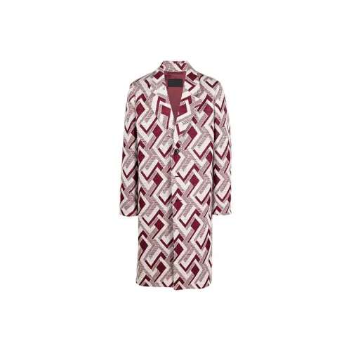 PRADA Coats Men Red